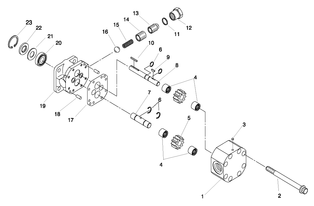 HYDRAULIC PUMP ASM NO. 92-0347