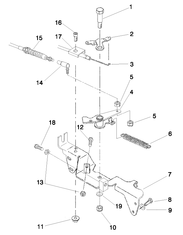 THROTTLE LINKAGE ASSEMBLY