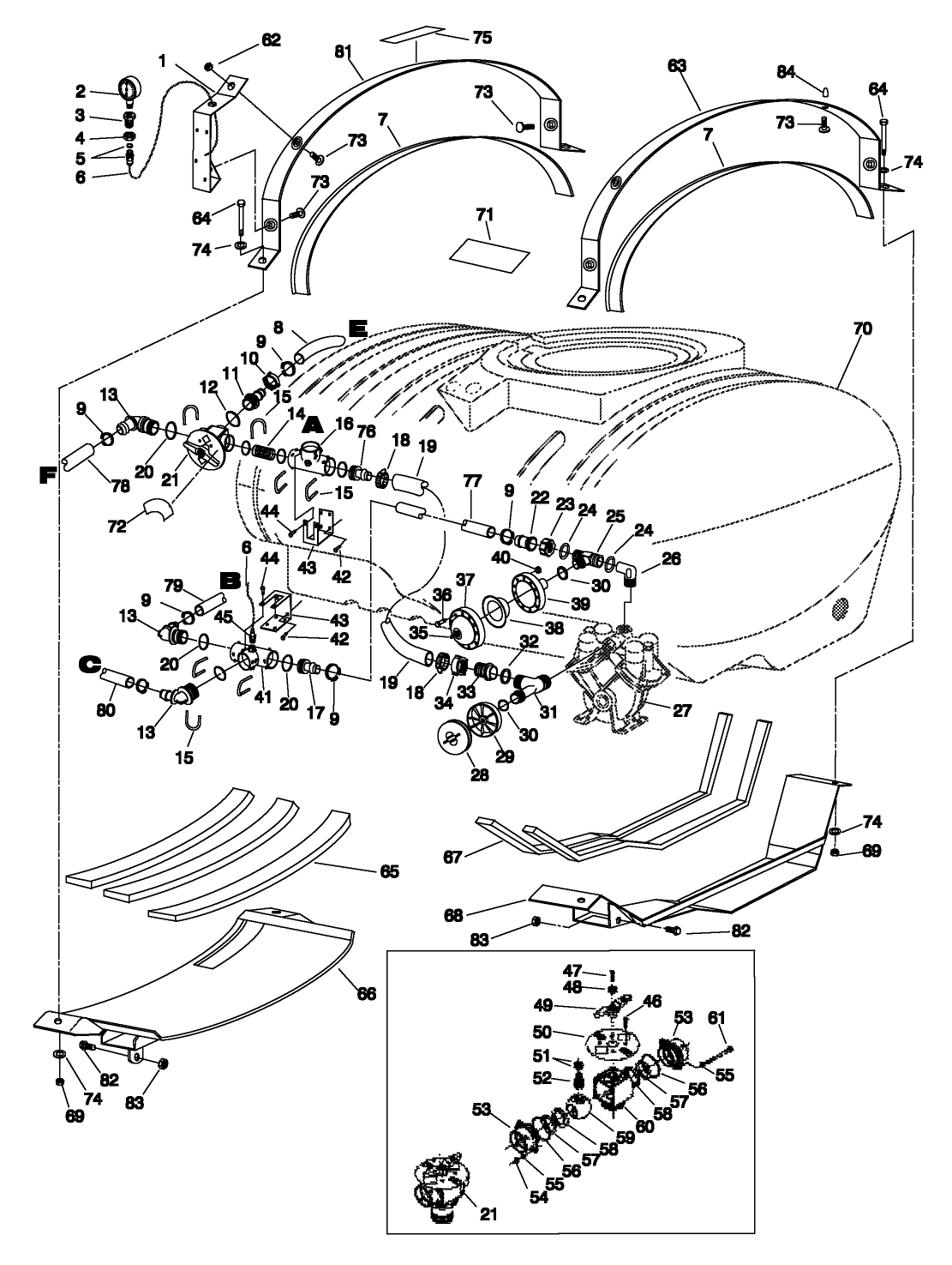 TANK/SADDLE ASM