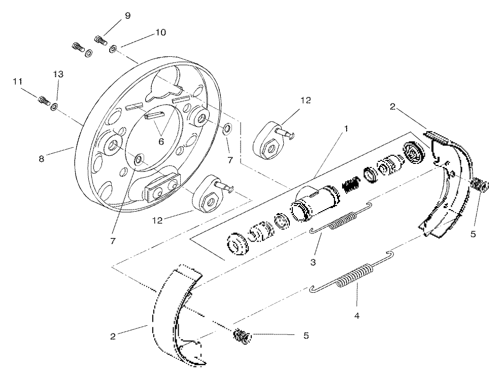 Front Brake Assembly No. 100-8285