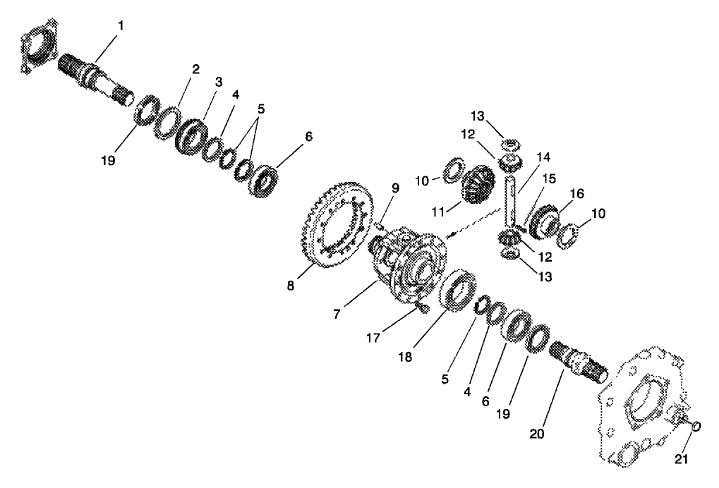 DIFFERENTIAL GEAR ASM