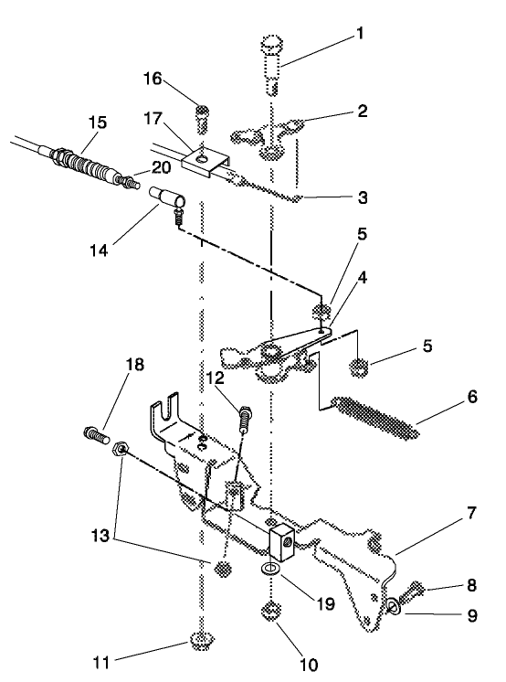 THROTTLE LINKAGE ASSEMBLY