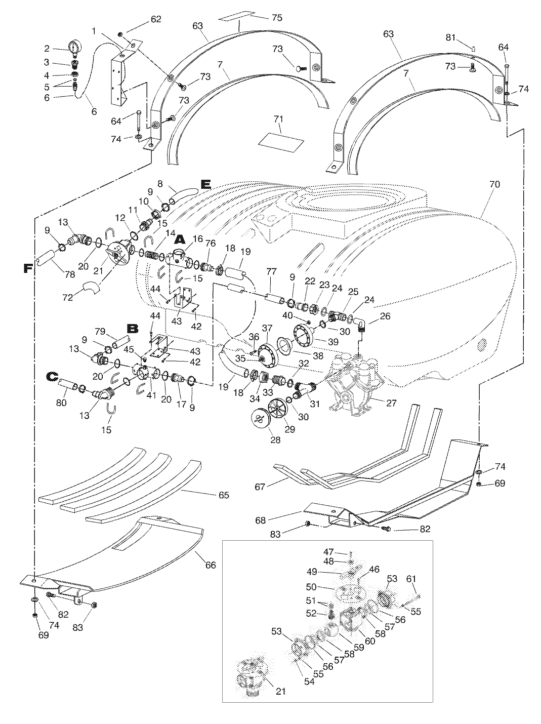 TANK/SADDLE ASM