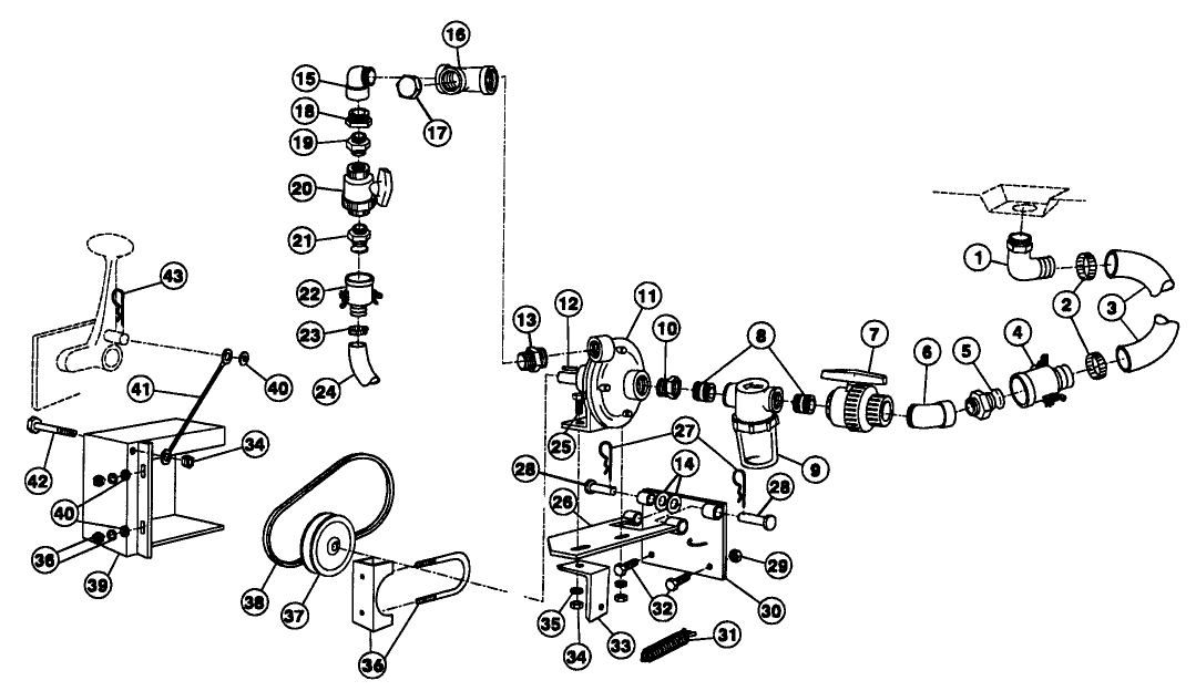 STANDARD ELECTRIC SPRAY SYSTEM PUMP SET-UP