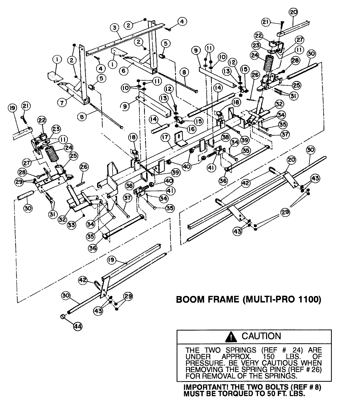 BOOM FRAME (MULTI-PRO 1100)
