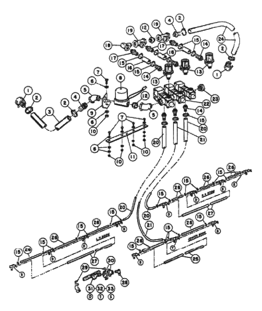 CONTROL VALVE & BOOMS