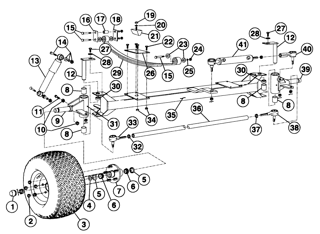 FRONT AXLE ASSEMBLY