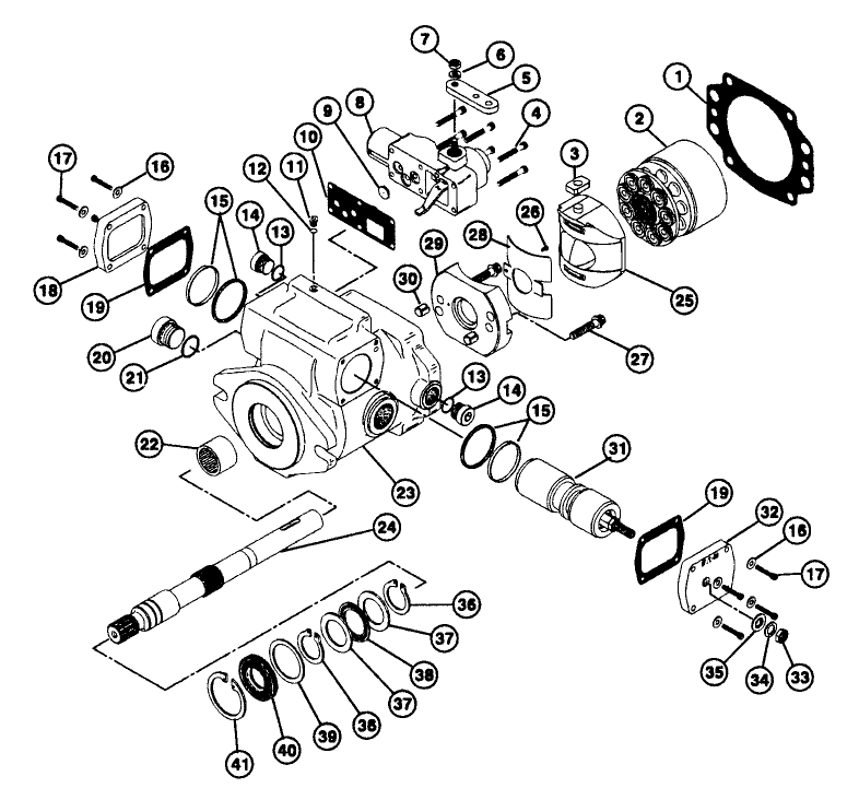 PISTON PUMP ASS-Y (93-6491)