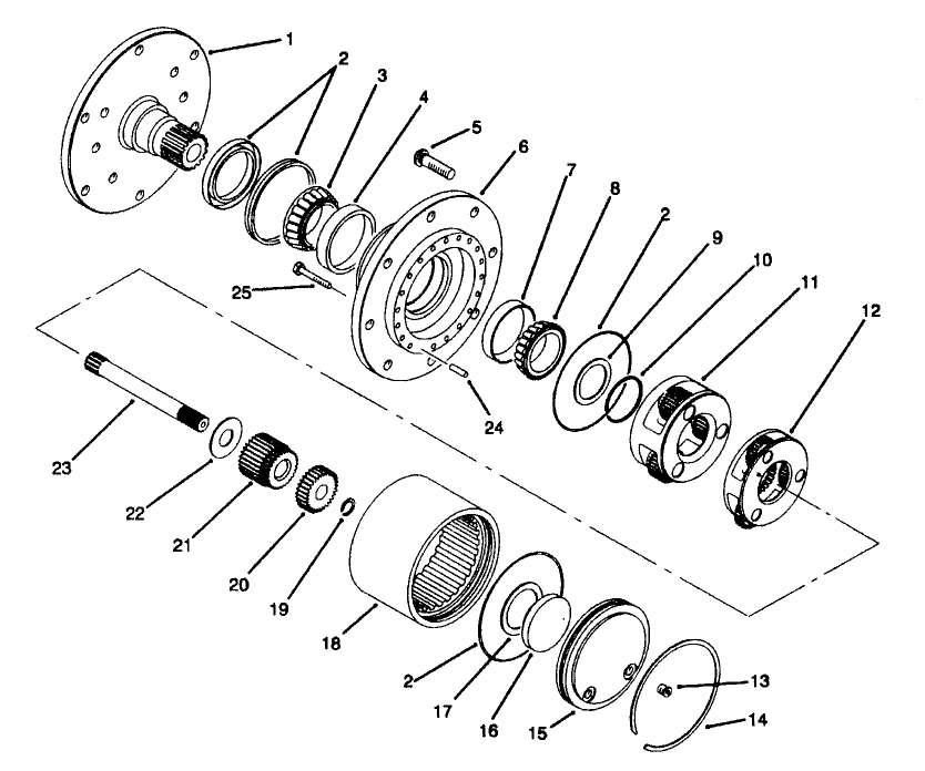 PLANETARY DRIVE ASSEMBLY-92-7415