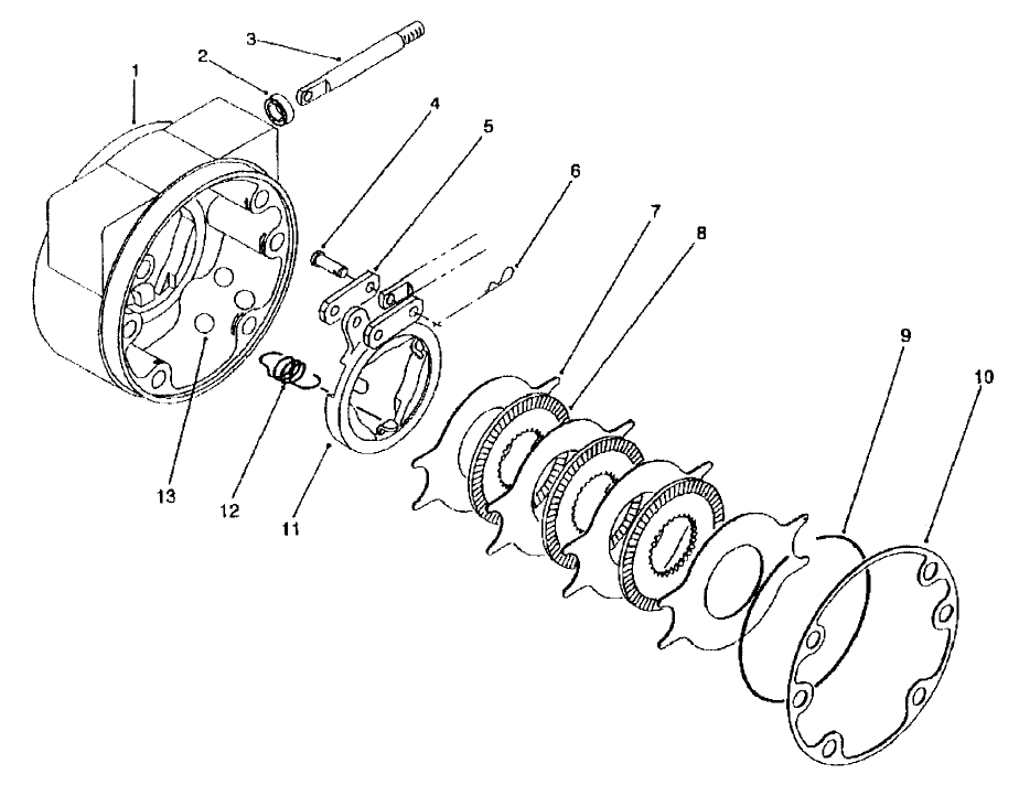 BRAKE ASS-Y (LH SHOWN)