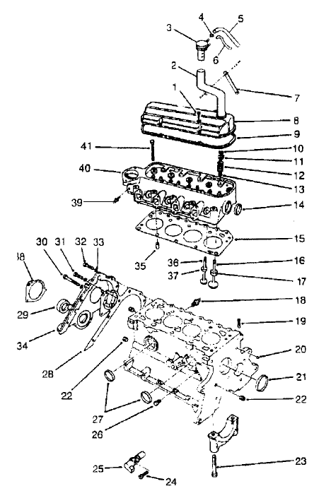 CYLINDER HEAD & VALVE ASSEMBLY