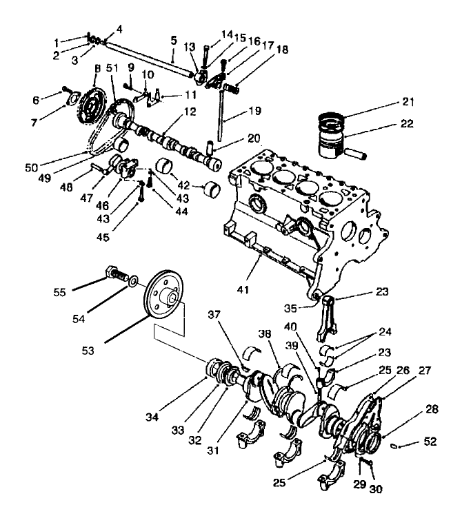 CRANKSHAFT & CAMSHAFT ASSEMBLY