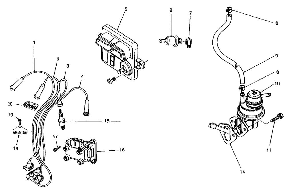 IGNITION & FUEL PUMP ASSEMBLY