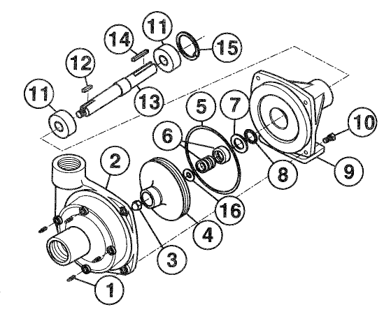 CENTRIFUGAL PUMP (93-6505)