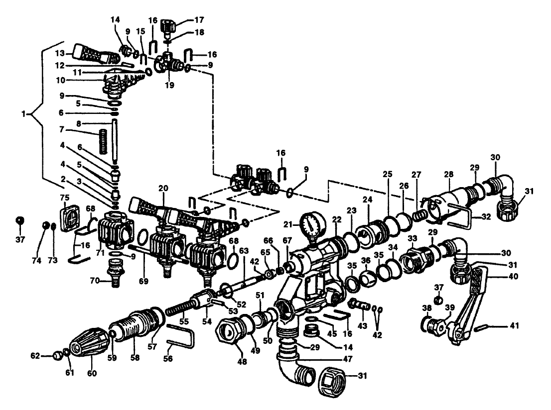 MANUAL VALVE SPRAYER CONTROL