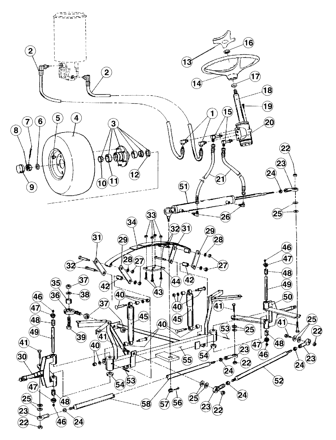 FRONT AXLE & STEERING