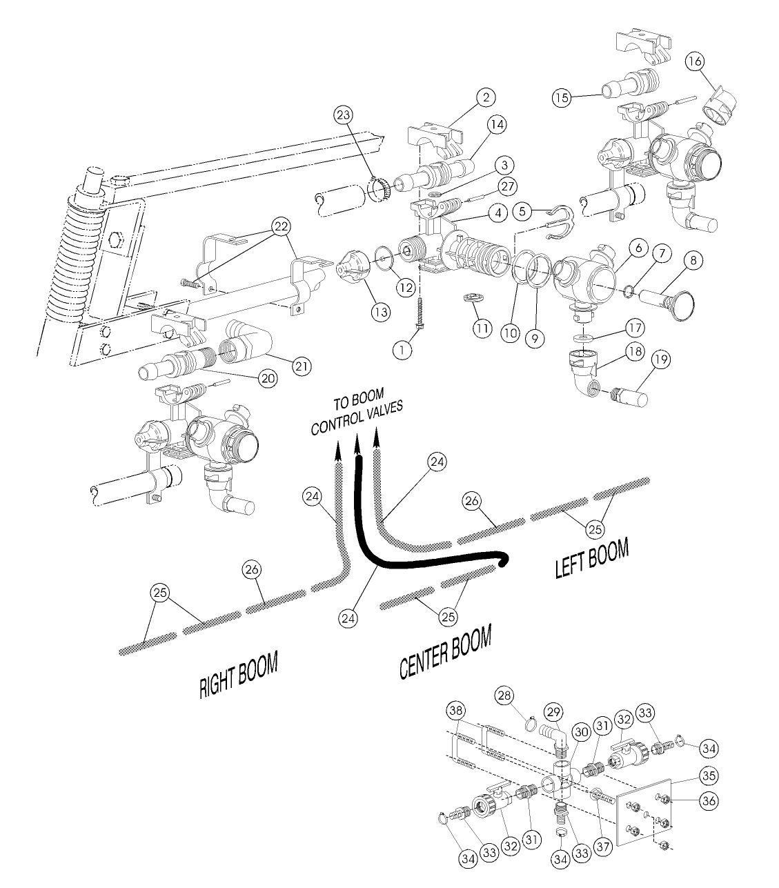 TURRET BODIES & BOOM HOSES