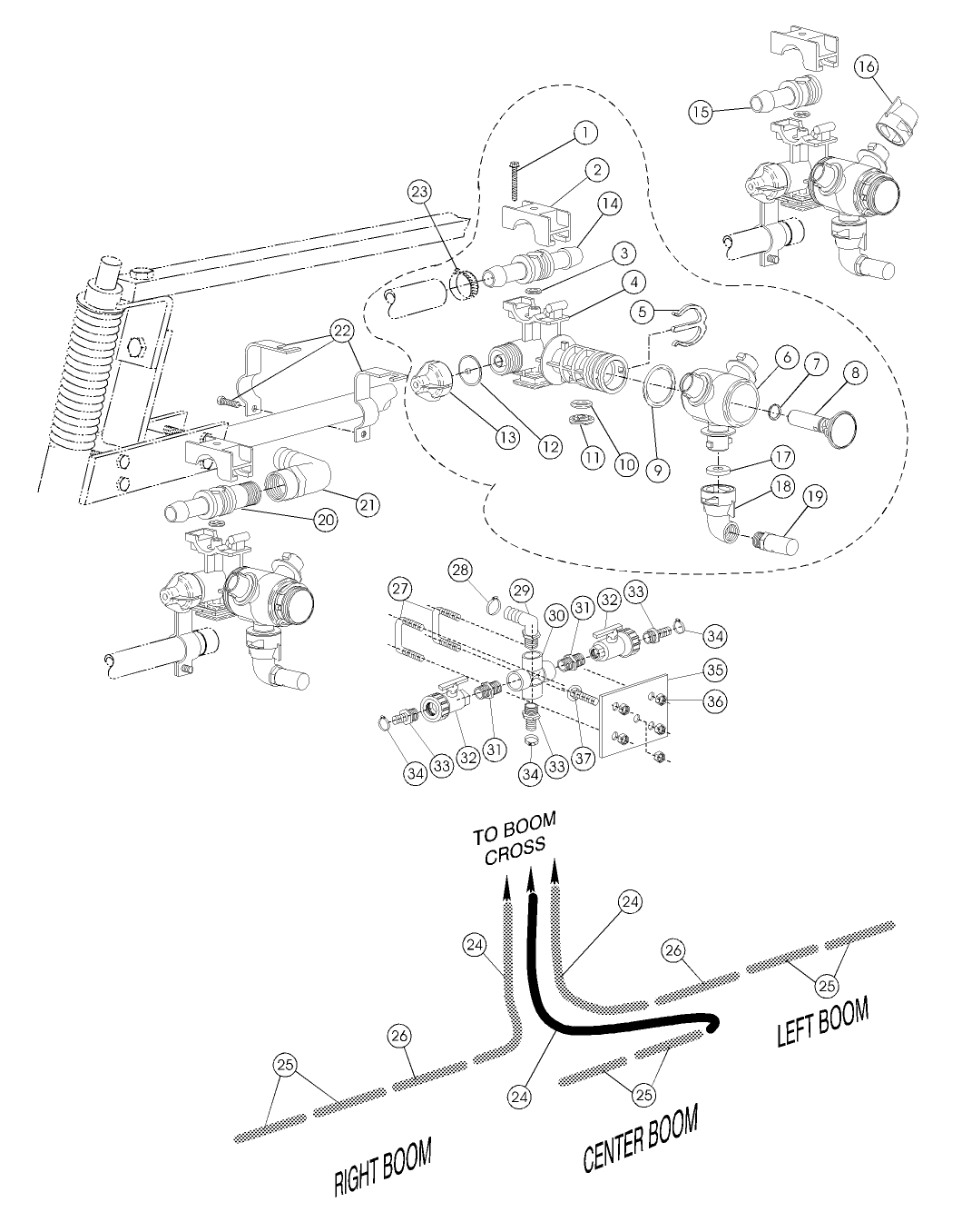 TURRET BODIES & BOOM HOSES