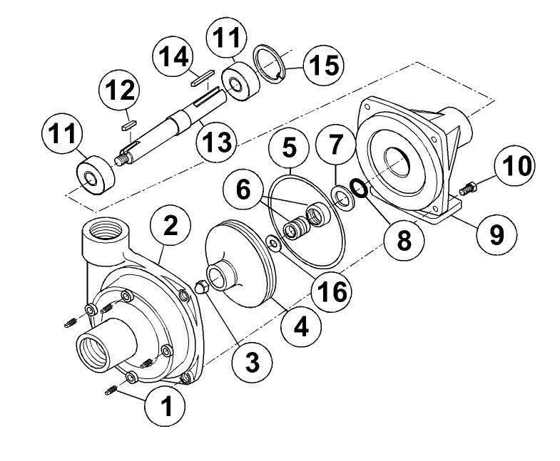 CENTRIFUGAL PUMP (93-6505)