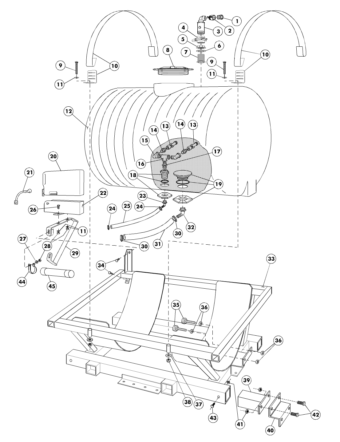 TANK AND SADDLE