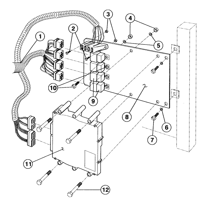 ECU MOUNTING ASS-Y (5500 SHOWN)