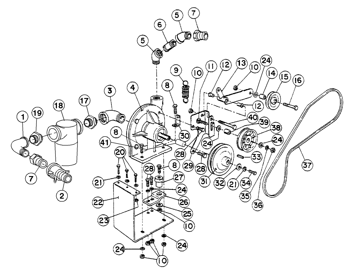 SPRAYER PUMP ASSEMBLY (3000)