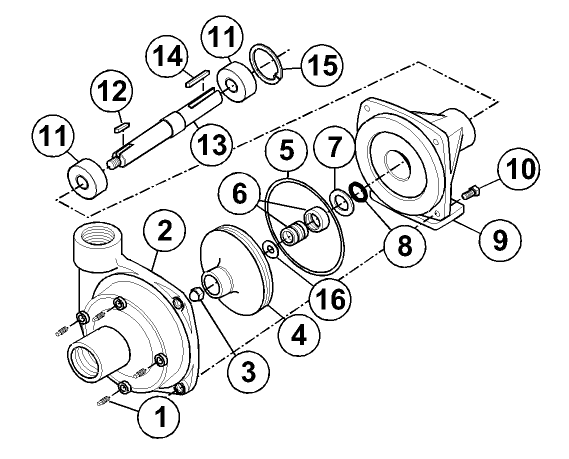CENTRIFUGAL PUMP (93-6505)