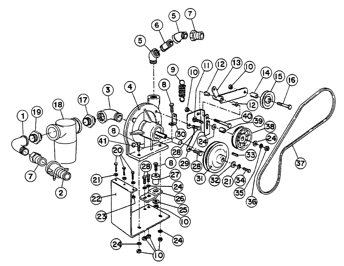 SPRAYER PUMP ASSEMBLY (3000)