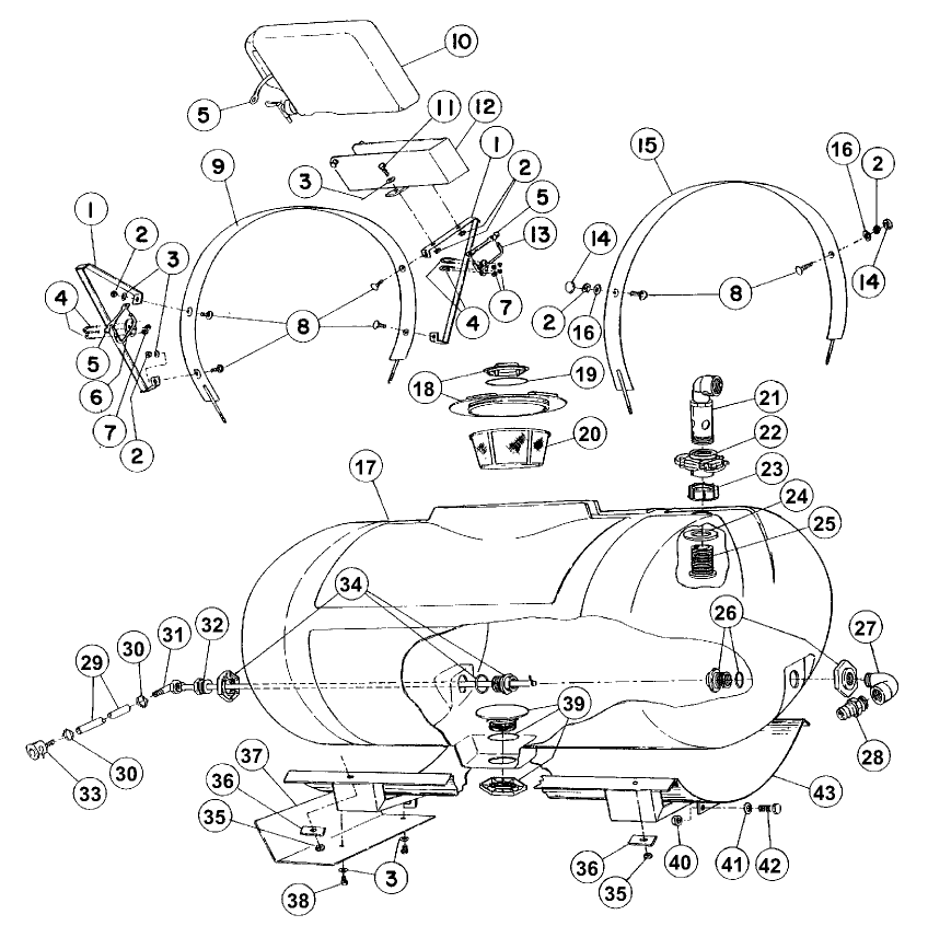 MANUAL SPRAY SYSTEM TANK