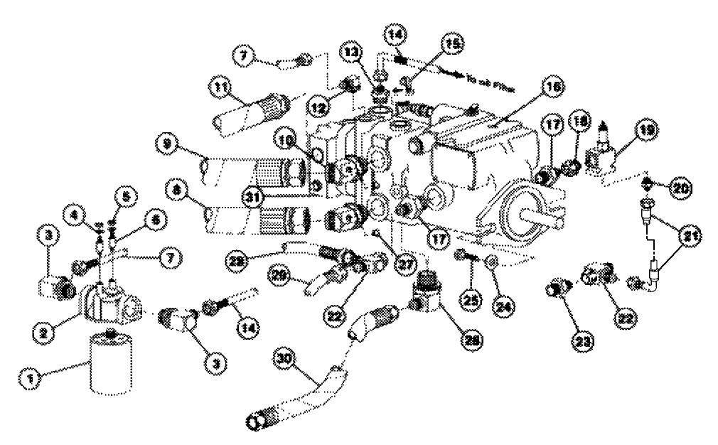 HYDRAULIC PUMP AND HOSES