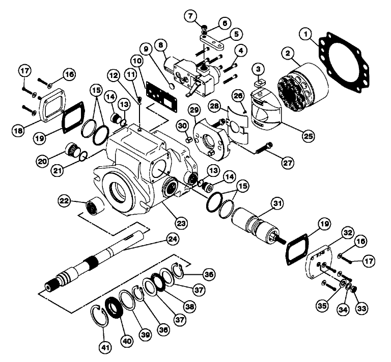 PISTON PUMP ASS-Y (93-6491)