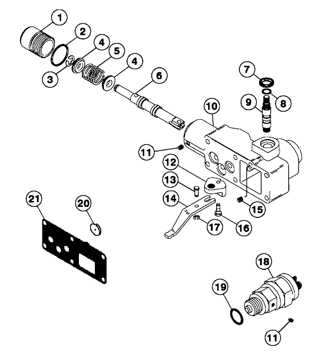 MANUAL SERVO CONTROL ASS-Y (93-6306)