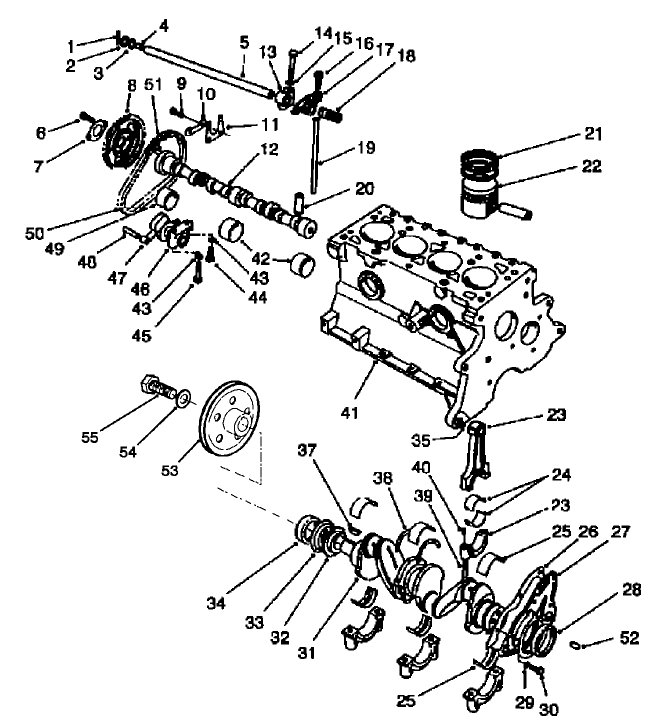 CRANKSHAFT & CAMSHAFT ASSEMBLY