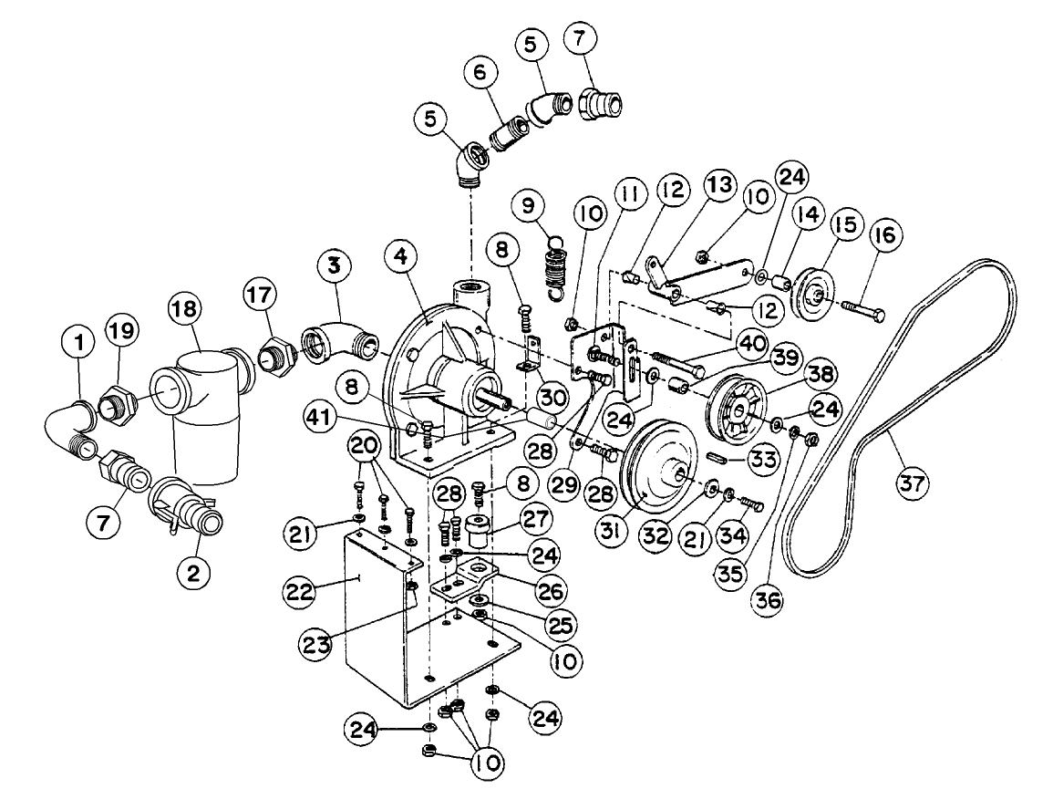 SPRAYER PUMP ASM (3000)