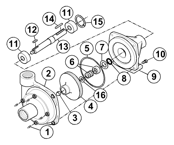 CENTRIFUGAL PUMP (93-6505)