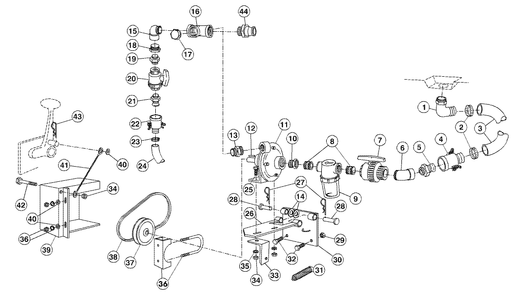 STANDARD ELECTRIC SPRAY SYSTEM PUMP SET-UP
