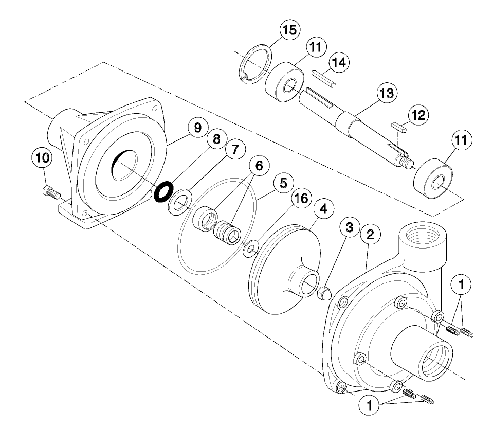 CENTRIFUGAL PUMP (93-0848)