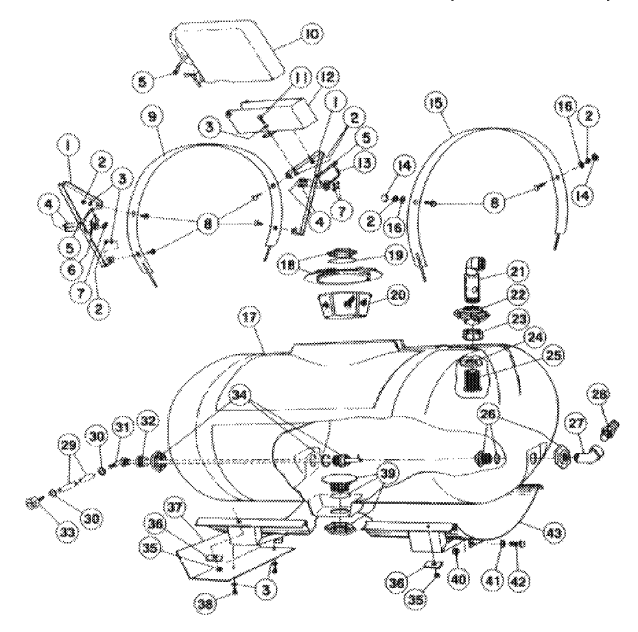 STANDARD ELECTRIC SPRAY SYSTEM TANK (MULTI-PRO 1100)