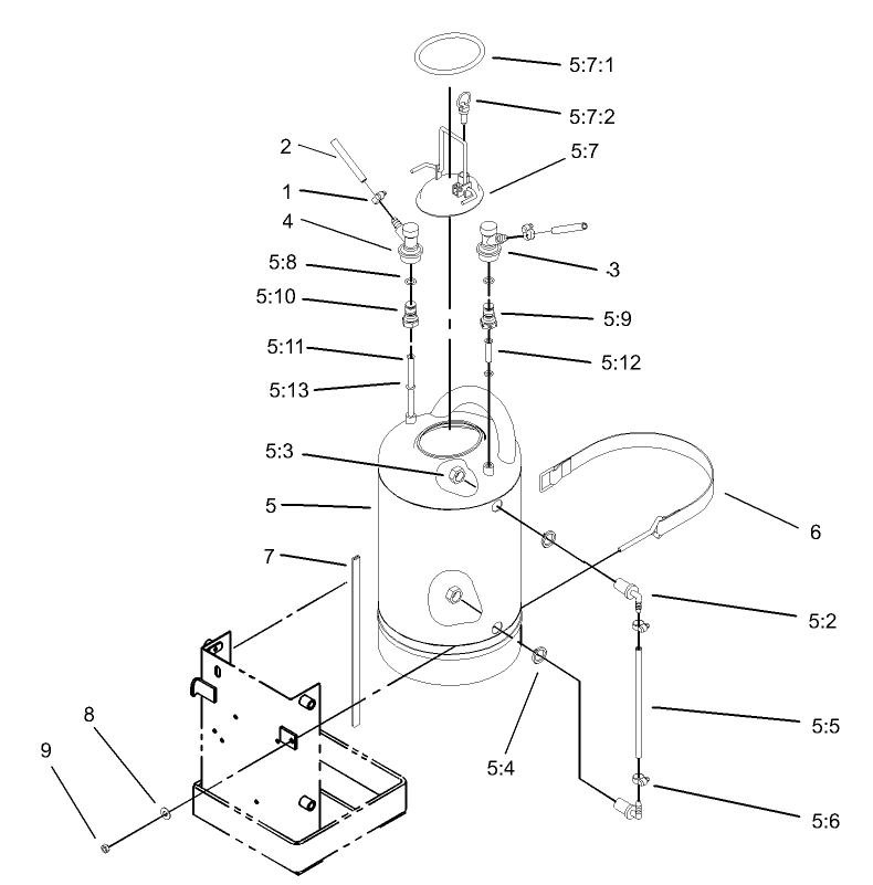 Sprayer Tank Assembly
