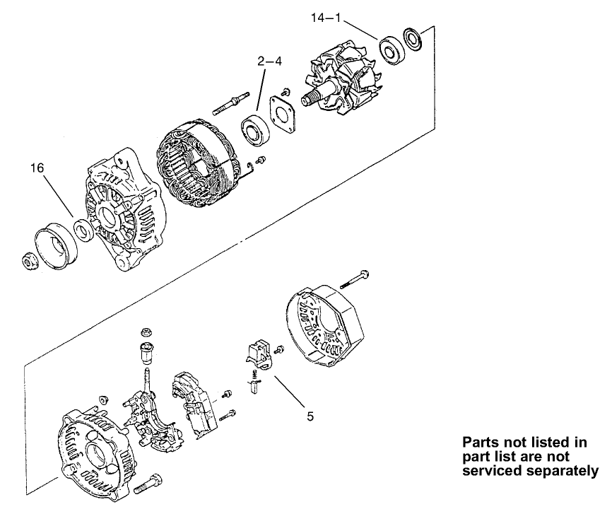 Alternator Assembly No. 99-9209