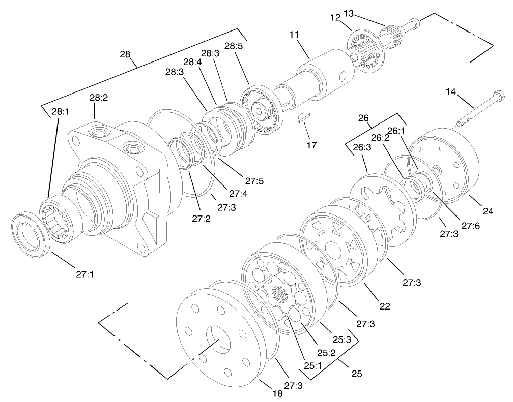 Hydraulic Wheel Motor Assembly No. 92-9199