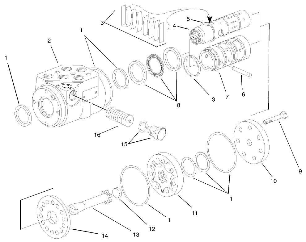 Steering Control Valve Assembly No. 105-0424