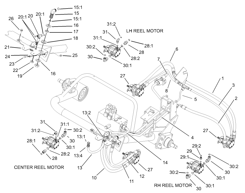 Hydraulic Reel Drive Assembly
