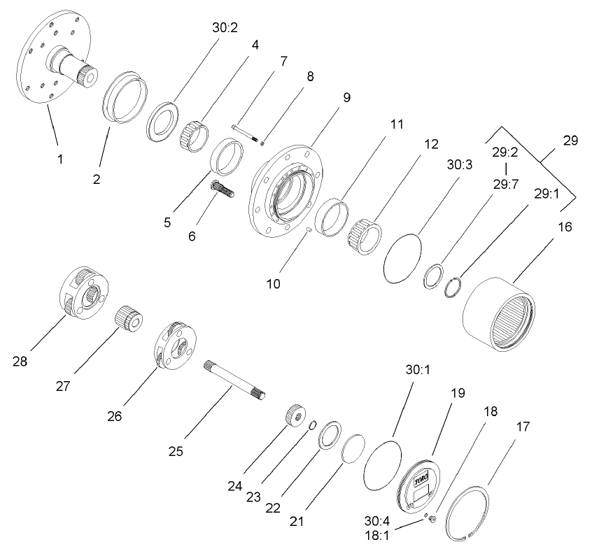 Planetary Assembly No. 105-4500-03