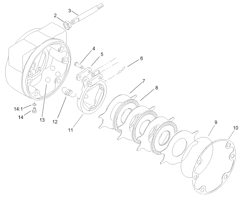 Brake Assembly No. 100-3070-03