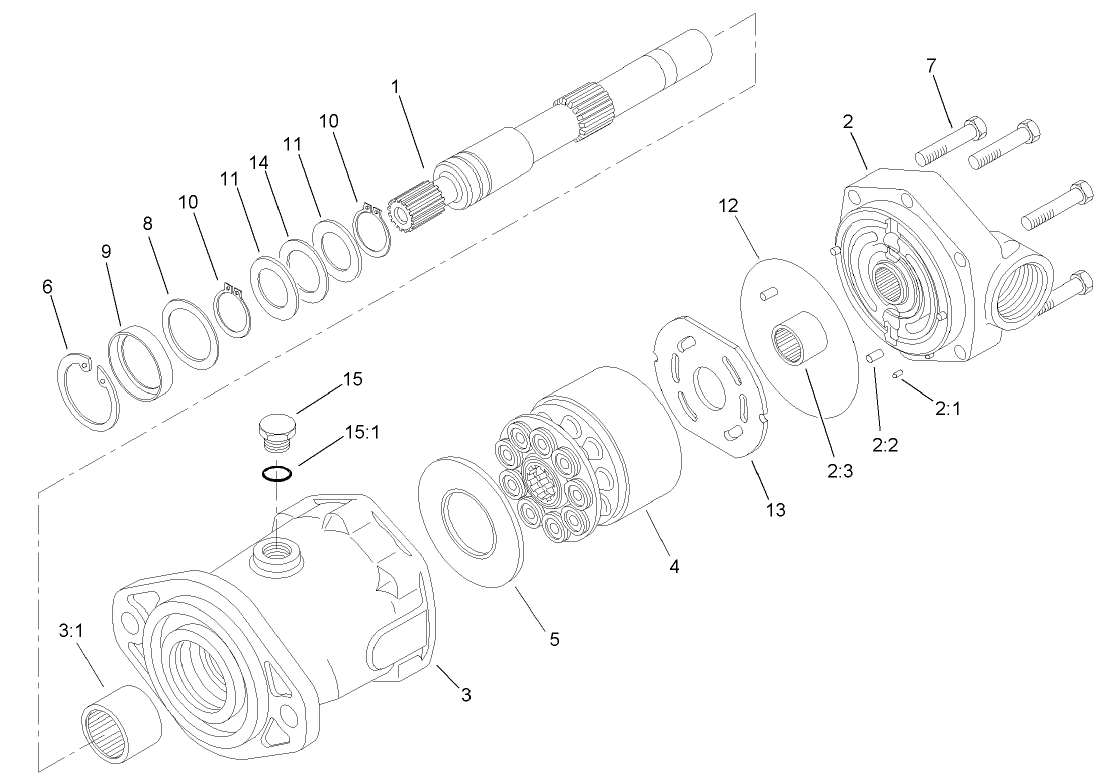 Hydraulic Motor Assembly No. 92-7385