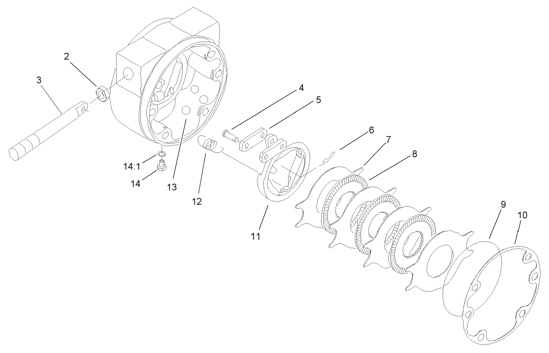 Brake Assembly No. 100-3069-03