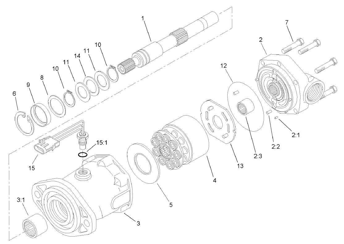 Hydraulic Motor Assembly No. 93-7476