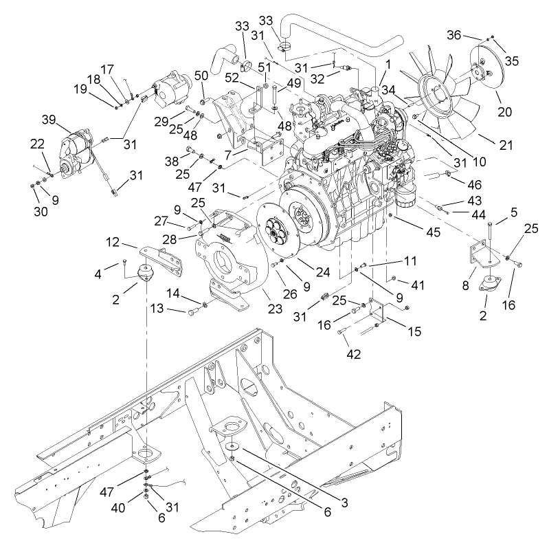 Engine Installation Assembly
