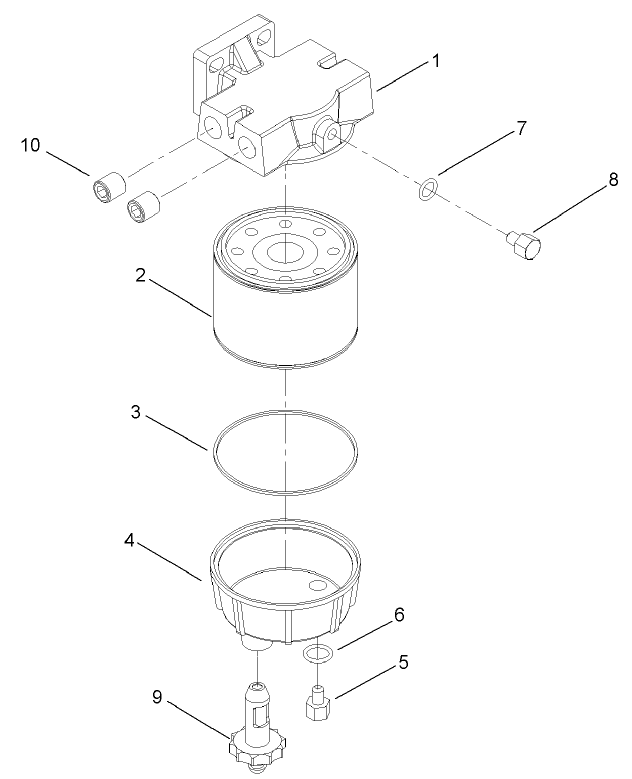 Water/Fuel Filter Assembly No. 98-9305